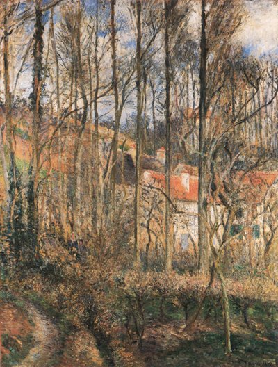 Saint-Denis Hills at Pontoise by Camille Jacob Pissarro